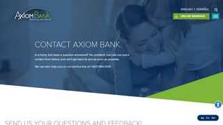 
                            1. Contact Axiom Bank in Florida | Axiom Bank - Axiom Bank Account Portal