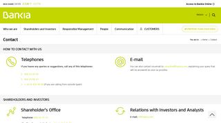 
                            5. Contact - Bankia - Bankia Oficina Internet Portal
