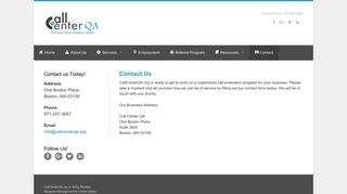 
                            1. Contact – Call Center QA - Call Center Qa Portal