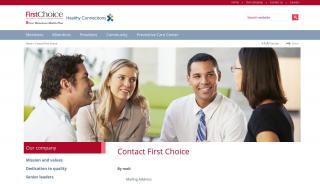 
                            5. Contact First Choice by Select Health - Select Health of SC - First Choice Select Health Provider Portal