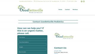 
Contact | Goodlettsville, TN | Goodlettsville Pediatrics
