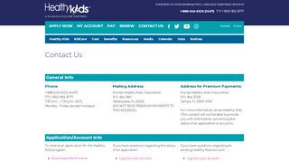 
                            5. Contact KidCare | Account Login & Form Downloads - Healthy ... - Healthykids Org Portal