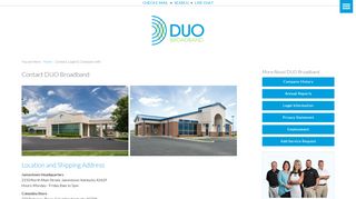 
                            5. Contact, Legal & Company Info - DUO Broadband - Duo County Portal