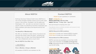 
                            4. CONTACT NGFCU - Northrop Grumman Credit Union Portal