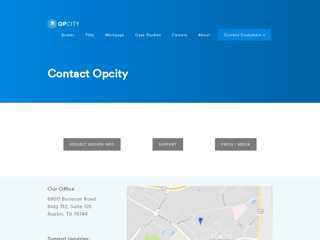Contact Opcity - Opcity, Inc.