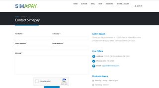 Contact Simapay | Simapay - Simapay Portal