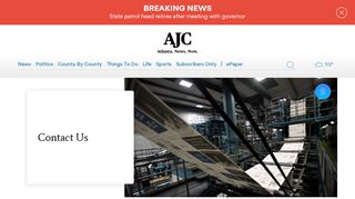 
Contact the AJC | How to contact The Atlanta Journal ...  
