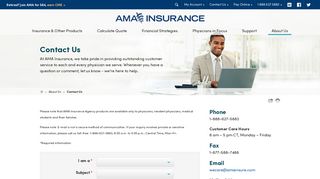 
                            6. Contact Us | AMA Insurance for Physicians - Ama Insurance Agency Provider Portal