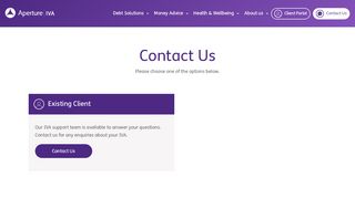 
                            2. Contact Us | Aperture IVA - Aperture Client Portal
