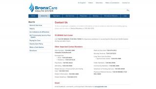 
Contact Us | BronxCare Health System

