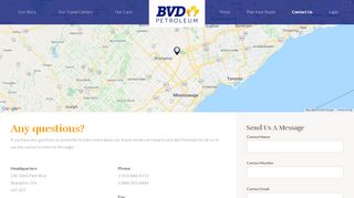 
Contact Us | BVD Petroleum  
