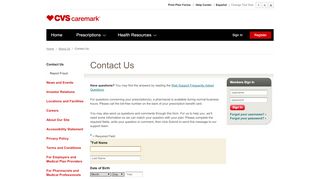 
                            5. Contact Us - Caremark - Www Caremark Com Wps Portal