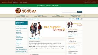 
                            7. Contact Us | Child Support Services | County of Sonoma - Sonoma County Child Support Portal