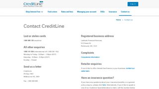 
                            5. Contact Us | CreditLine - Ge Merchant Portal