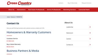 
                            5. Contact Us | Cross Country Home Services - Cross Country Home Warranty Express Portal