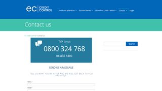 
Contact us | EC Credit Control  
