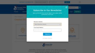 
Contact Us | General Mills Convenience and Foodservice  

