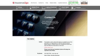 
                            1. Contact Us | insurance2go - Insurance 2 Go Portal