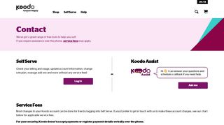 
                            7. Contact Us | Koodo Mobile - Koodo Portal Canada