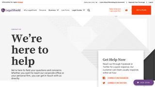 
Contact Us | LegalShield USA  
