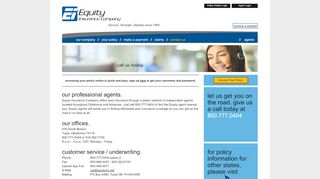 
                            5. Contact Us | Oklahoma Arkansas | Equity Insurance Company - Equity Insurance Agent Portal