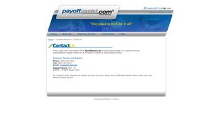 
                            5. Contact Us - Payoff Assist - Payoff Assist Portal