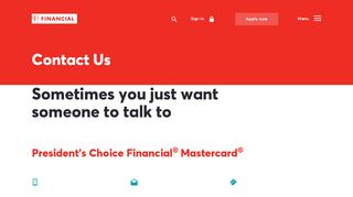 
                            6. Contact Us | PC Financial - Pc Mastercard Credit Card Portal
