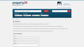 
                            6. Contact Us : Property 24 Namibia - Property24 Agent Login