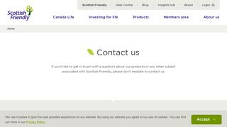
                            4. Contact Us | Scottish Friendly - Scottish Friendly Portal
