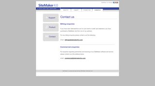 contact us - SiteMaker --- Online Website Builder - Sitemaker Portal
