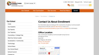 
                            2. Contact Us | TEC Connections Academy Commonwealth ... - Tecca Portal
