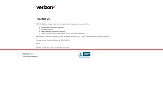
                            10. Contact Us - Verizon Wireless - My Business - Verizon Business Portal