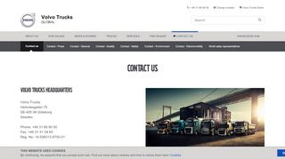 
                            7. Contact us | Volvo Trucks - Volvo Supplier Portal