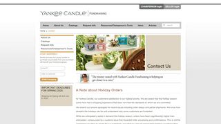 
                            8. Contact - Yankee Candle® Fundraising - Yankee Candle Chairperson Portal