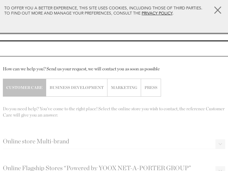 
                            9. Contacts | YOOX NET-A-PORTER GROUP