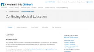 
                            7. Continuing Medical Education | Cleveland Clinic Children's - Cleveland Clinic Cme Portal