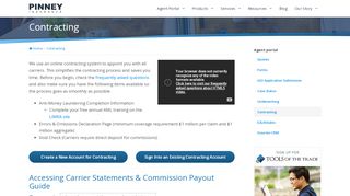 
                            8. Contracting | Pinney Insurance - Genworth Agent Portal