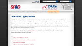 
                            7. Contractor Opportunities - Specialty Freight & Courier - Openforce Login