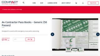 
                            6. Contractor sign in books - Shop | Compact Business Systems ... - Contractor Sign In Book