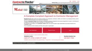 Contractor Tracker: A Complete Compliant approach to ... - Westfield Contractor Portal
