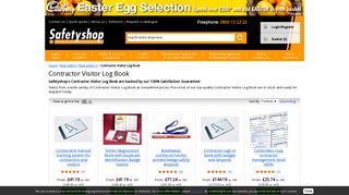 
                            1. Contractor Visitor Log Book - Safetyshop - Contractor Sign In Book