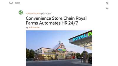 Convenience Store Chain Royal Farms ... - Oracle Blogs