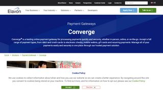 
                            5. Converge Payment Gateway System | Elavon - Converge Merchant Login