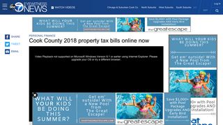 
                            1. Cook County 2018 property tax bills online now | abc7chicago ... - Cookcountytreasurer Com Sign Up