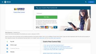 
                            5. Cook's Pest Control | Pay Your Bill Online | doxo.com - Cook's Pest Control Portal
