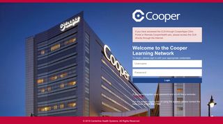 
                            7. Cooper Learning Network - LSGLM700 - Cooper Health Portal