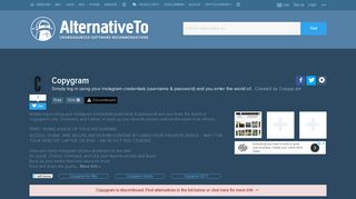 
                            5. Copygram Alternatives and Similar Websites and Apps ... - Copygram Portal