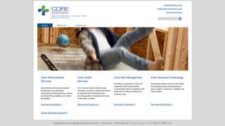 
                            4. CoreHealthBenefits.com > Home - Core Administrative Services Provider Portal