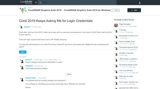 
                            4. Corel 2019 Keeps Asking Me for Login Credentials ... - Corel Portal Username Password