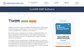 
                            7. CorEMR EMR Software | MedicalRecords.com - Coremr Login